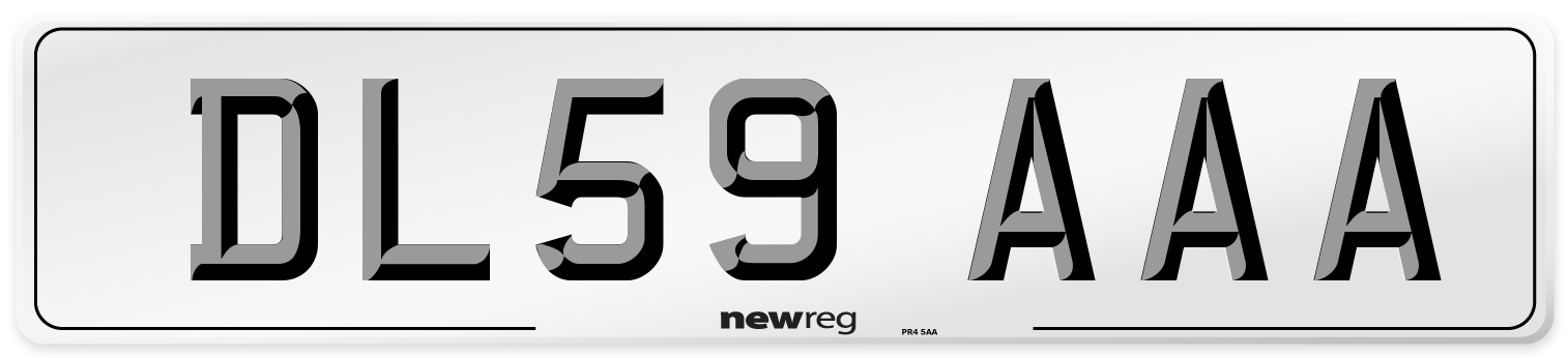 DL59 AAA Number Plate from New Reg